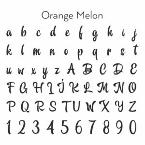 Segnaposto Personalizzato in Plexiglass - Nomi - Orange Melon - immagine 3
