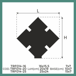 Trofeo per premiazioni - Rombo intagli - immagine 2