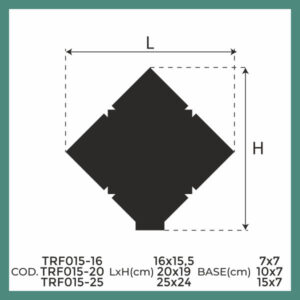 Trofeo per premiazioni - Rombo spigoli - immagine 2